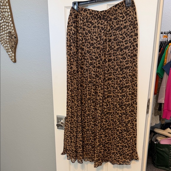 Joie Brown Leopard Print Maxi Skirt - Picture 3 of 3